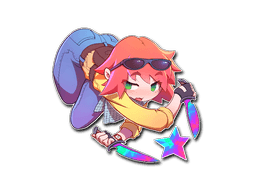 Sticker Slab | Kawaii T (Holo)