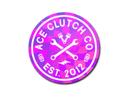 Sticker Slab | Ace Clutch Co. (Holo)