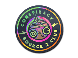 Sticker Slab | Conspiracy Club (Holo)