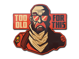 Sticker Slab | Too Old for This