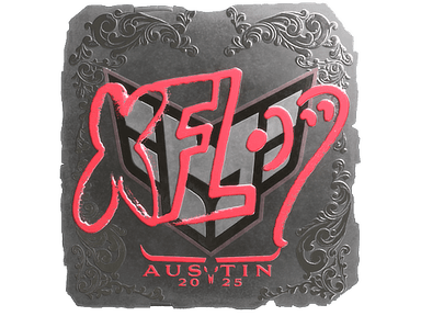 Sticker Slab | xfl0ud (Foil) | Austin 2025