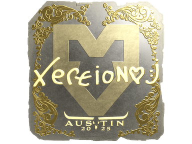 Sticker Slab | xertioN (Gold) | Austin 2025
