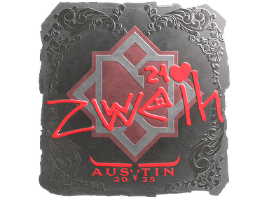Sticker Slab | zweih (Foil) | Austin 2025