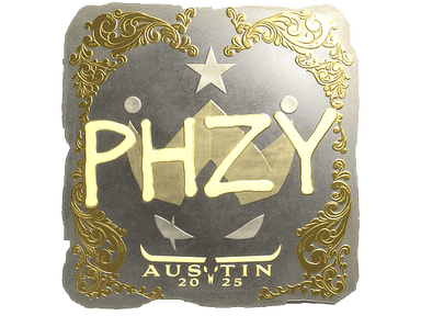 Sticker Slab | phzy (Gold) | Austin 2025