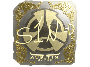 Sticker Slab | s1n (Gold) | Austin 2025