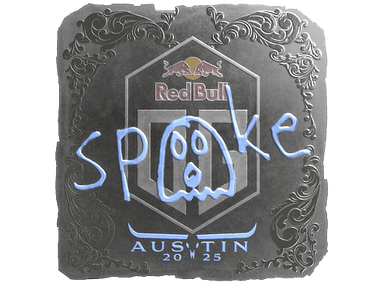 Sticker Slab | spooke (Foil) | Austin 2025