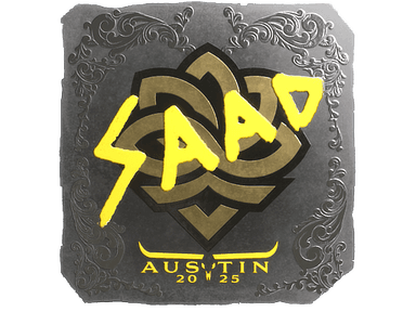 Sticker Slab | saadzin (Foil) | Austin 2025