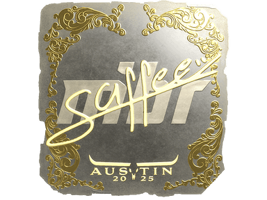 Sticker Slab | saffee (Gold) | Austin 2025