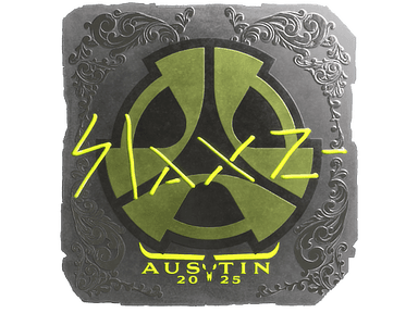 Sticker Slab | slaxz- (Foil) | Austin 2025