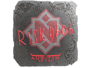 Sticker Slab | riskyb0b (Foil) | Austin 2025