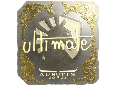 Sticker Slab | ultimate (Gold) | Austin 2025