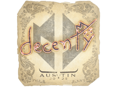 Sticker Slab | decenty | Austin 2025