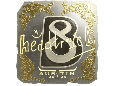 Sticker Slab | headtr1ck (Gold) | Austin 2025