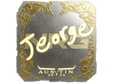 Sticker Slab | jeorge (Gold) | Austin 2025