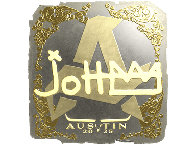 Sticker Slab | jottAAA (Gold) | Austin 2025