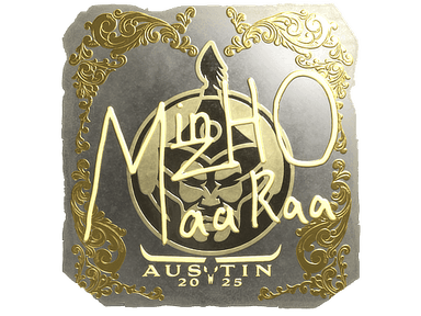 Sticker Slab | mzinho (Gold) | Austin 2025