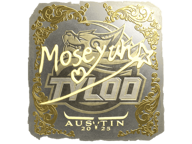 Sticker Slab | Moseyuh (Gold) | Austin 2025