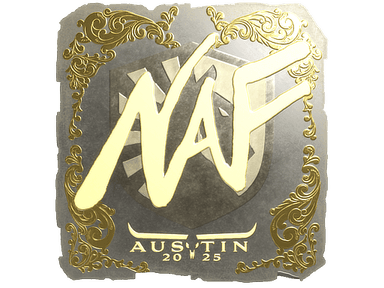 Sticker Slab | NAF (Gold) | Austin 2025