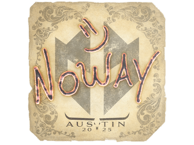 Sticker Slab | noway | Austin 2025