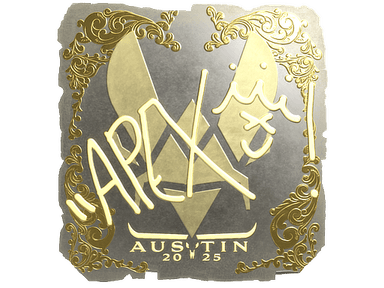 Sticker Slab | apEX (Gold) | Austin 2025