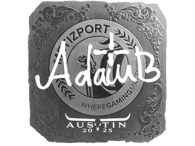 Sticker Slab | adamb (Foil) | Austin 2025