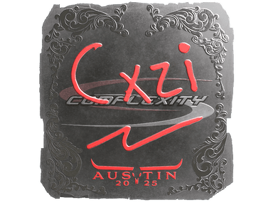 Sticker Slab | Cxzi (Foil) | Austin 2025