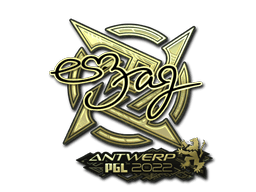 Sticker Slab | es3tag (Gold) | Antwerp 2022