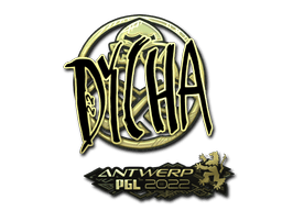 Sticker Slab | dycha (Gold) | Antwerp 2022
