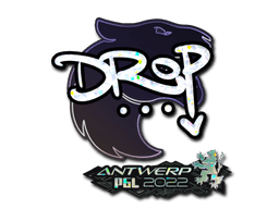 Sticker Slab | drop (Glitter) | Antwerp 2022