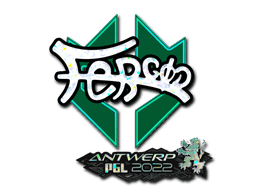 Sticker Slab | fer (Glitter) | Antwerp 2022