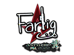 Sticker Slab | Farlig (Glitter) | Antwerp 2022