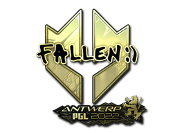 Sticker Slab | FalleN (Gold) | Antwerp 2022