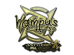 Sticker Slab | hampus (Gold) | Antwerp 2022