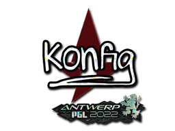Sticker Slab | k0nfig (Glitter) | Antwerp 2022