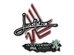 Sticker Slab | juanflatroo (Glitter) | Antwerp 2022
