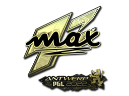 Sticker Slab | max (Gold) | Antwerp 2022