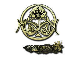Sticker Slab | maden (Gold) | Antwerp 2022