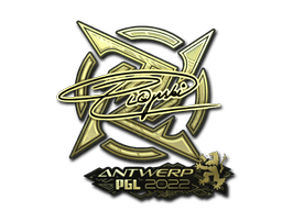 Sticker Slab | Plopski (Gold) | Antwerp 2022