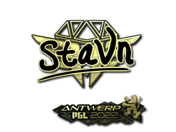 Sticker Slab | stavn (Gold) | Antwerp 2022