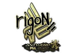 Sticker Slab | rigoN (Gold) | Antwerp 2022