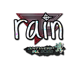 Sticker Slab | rain (Glitter) | Antwerp 2022