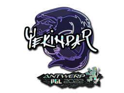 Sticker Slab | YEKINDAR (Glitter) | Antwerp 2022