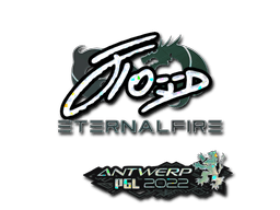 Sticker Slab | xfl0ud (Glitter) | Antwerp 2022