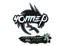 Sticker Slab | chopper (Glitter) | Antwerp 2022