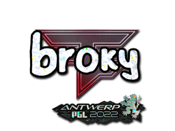 Sticker Slab | broky (Glitter) | Antwerp 2022