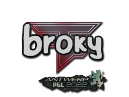 Sticker Slab | broky | Antwerp 2022