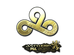 Sticker Slab | Cloud9 (Gold) | Antwerp 2022