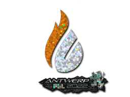 Sticker Slab | Copenhagen Flames (Glitter) | Antwerp 2022