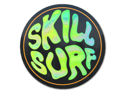 Sticker Slab | Ocean Sunset Skill Surf (Holo)
