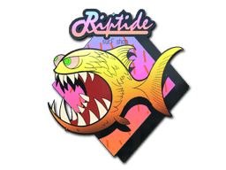 Sticker Slab | Yellow Jaggyfish